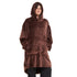 Snuggs Blanket Hoodie Brown